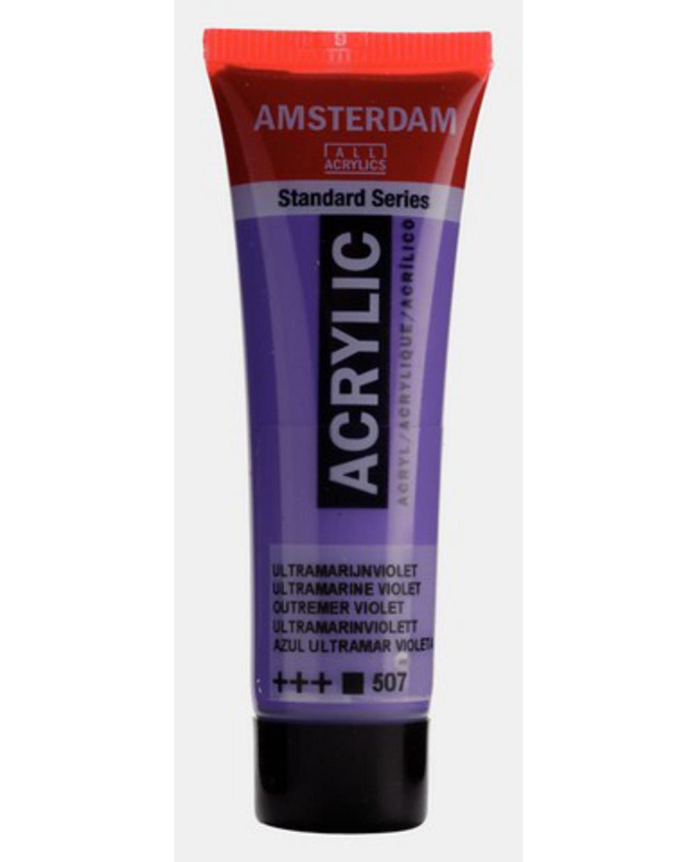 Amsterdam, Acrylic, Art & School, Paint, 20ml, 974510, Ultramarine Violet